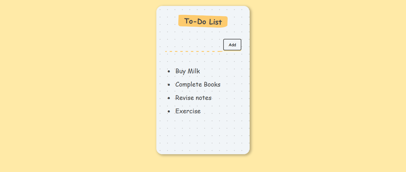 To Do List